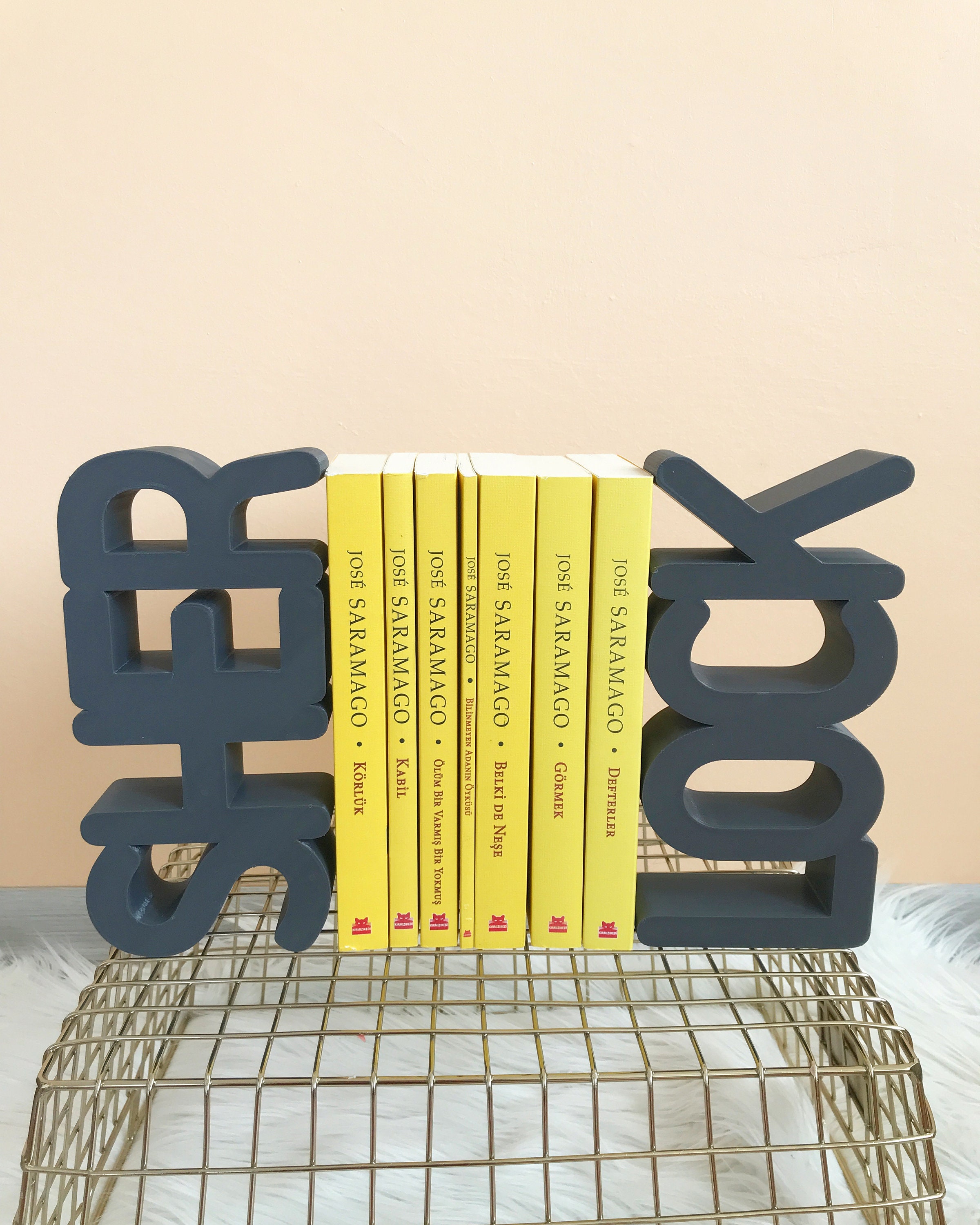Personalized 3D Library Book Holder / Bookends / Brackets Etsy