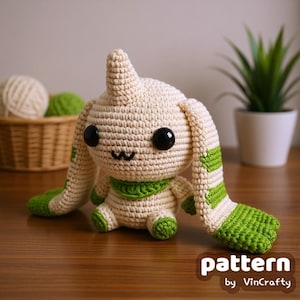 Terrier Dog Fighter Crochet Pattern Amigurumi VinCrafty PDF File [US Terms]