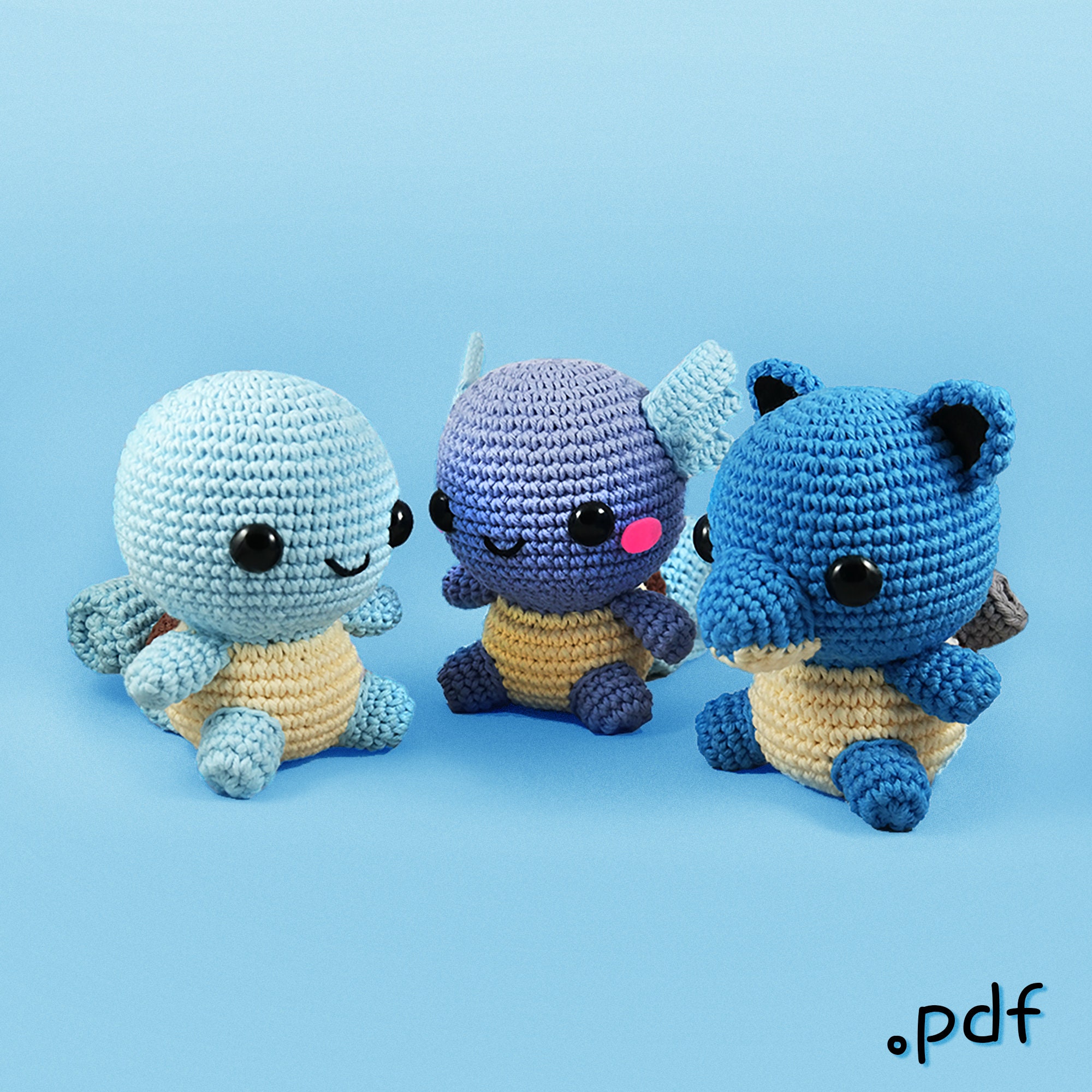 Crochet kit Pokemon PDF Pattern/pattern Amigurumi ENGLISH AND