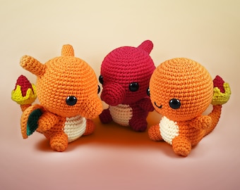 Baby Dragons Crochet Pattern Amigurumi VinCrafty PDF File [US Terms]