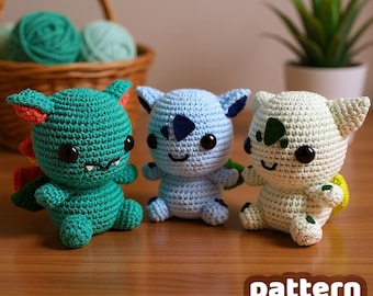 ポケモン風あみぐるみ編み図集 4in1 - PDFデジタルダウンロード