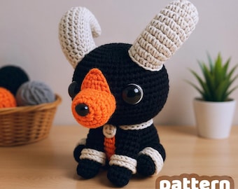 Doom Dog 2, motif au crochet Amigurumi VinCrafty, fichier PDF [conditions américaines]