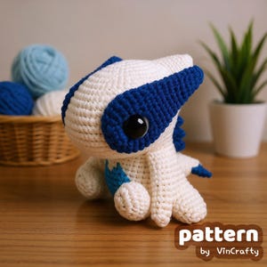 Legendary Psychic Bird Crochet Pattern Amigurumi VinCrafty PDF File [US Terms]