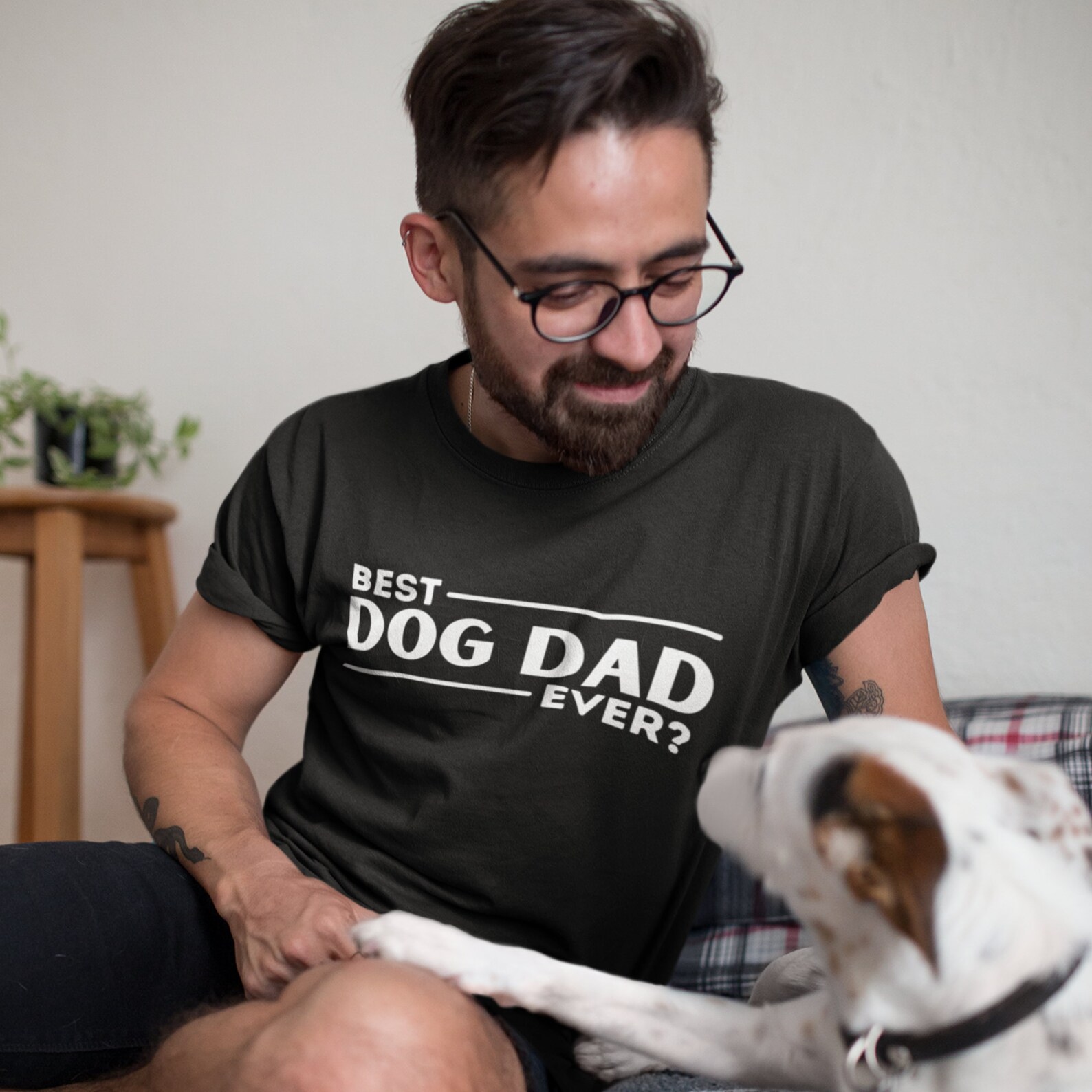 Best Dog Dad Ever Tee dog dad shirt funny dog dad tee dog Etsy