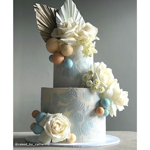 Cake Stencil MERIDA - Falling Leaves Pattern