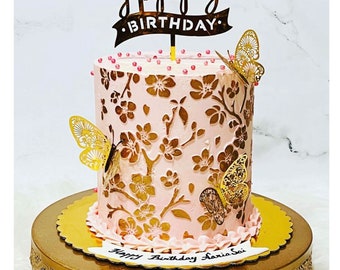 Cake Stencil MAIA - Sakura Pattern