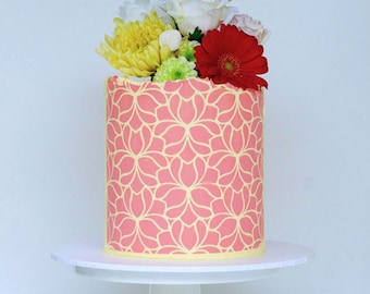 Cake Stencil IRIE - Iris Flower Pattern