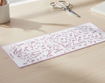 Music Notes Kids Art Stencils Reusable Drawing & Painting for Creative Crafts, DIY Art Projects