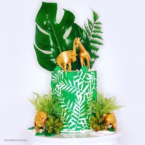 Cake Stencil PALEM - Palm Leaf Pattern