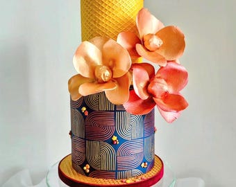 Lacupella Cake Stencil TAMBO