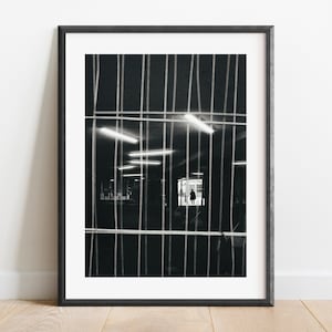 Into the Light, Wigan Print, Street Photography Prints, Black and White Photography, Original Fine Art Photography
