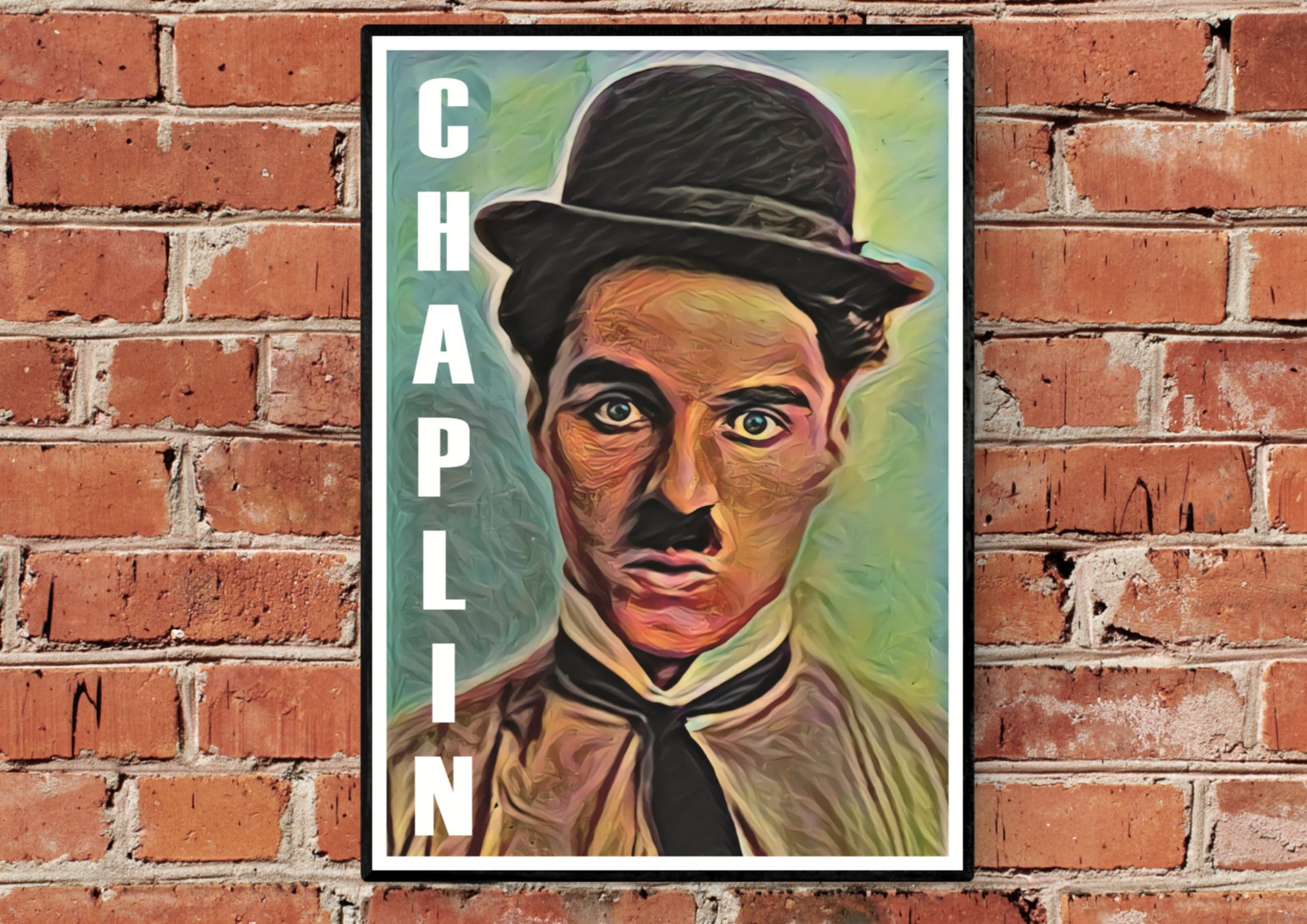 Charlie Chaplin Print Printable Wall Art Chaplin Poster A4 - Etsy