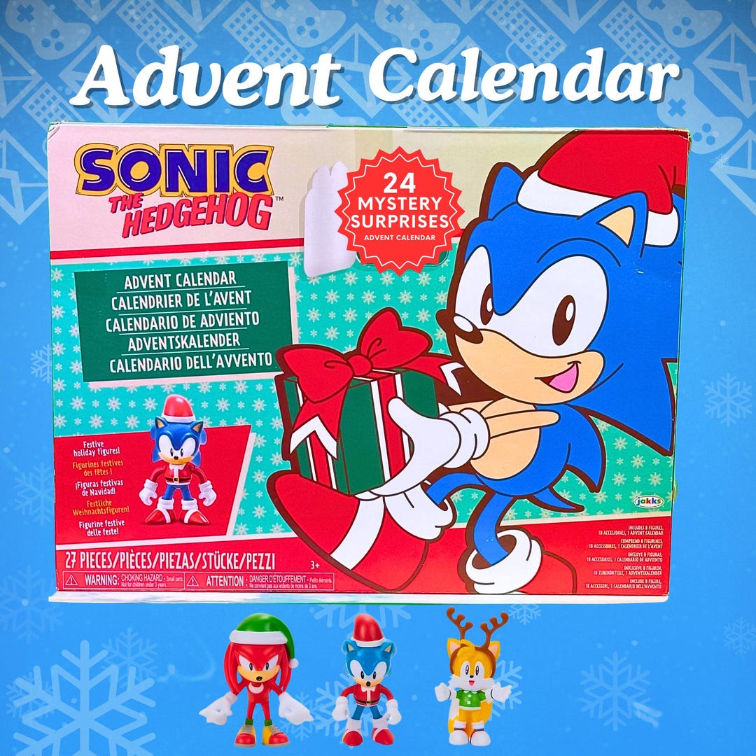 Sonic Advent Calendar, Countdown to Christmas Blind Box, Advent