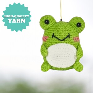 Beginner Crochet KIT - Amigurumi Frog, Easy Crochet Penguin Starter Kit, Amigurumi Plushie Owl, Diy Craft Kit Gift, Learn How To Crochet Kit image 8