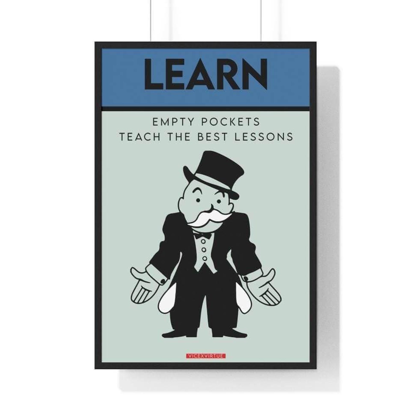 Learn Monopoly Poster Monopoly Poster Collection Etsy
