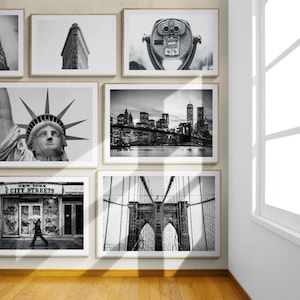 New York City Wall Print SET of 10 | NYC Prints | New York Photos | printable 300 DPI