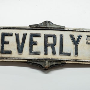 Cast Aluminum Beverly Street 500 North Double Sided Sign