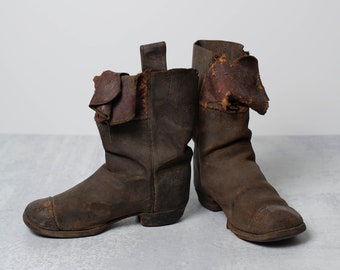 Civil War Era Child's Leather Boots