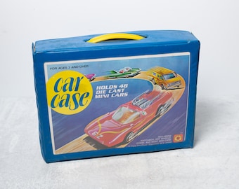 48 Car Carry Case by Tara Toy Corp. Comes with 48 Assorted Cars of Mostly Hot Wheels and Matchbox
