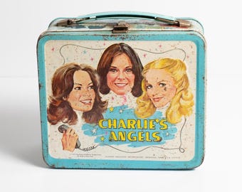 1978 Charlie's Angels Metal Lunchbox with Plastic Thermos