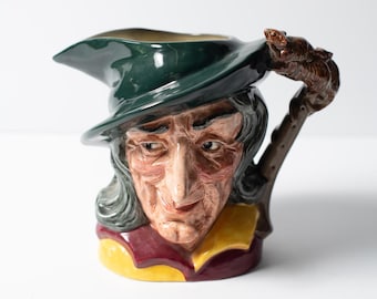 Royal Doulton of England Pied Piper Ceramic Pitcher D 6403 Toby Mug 1953