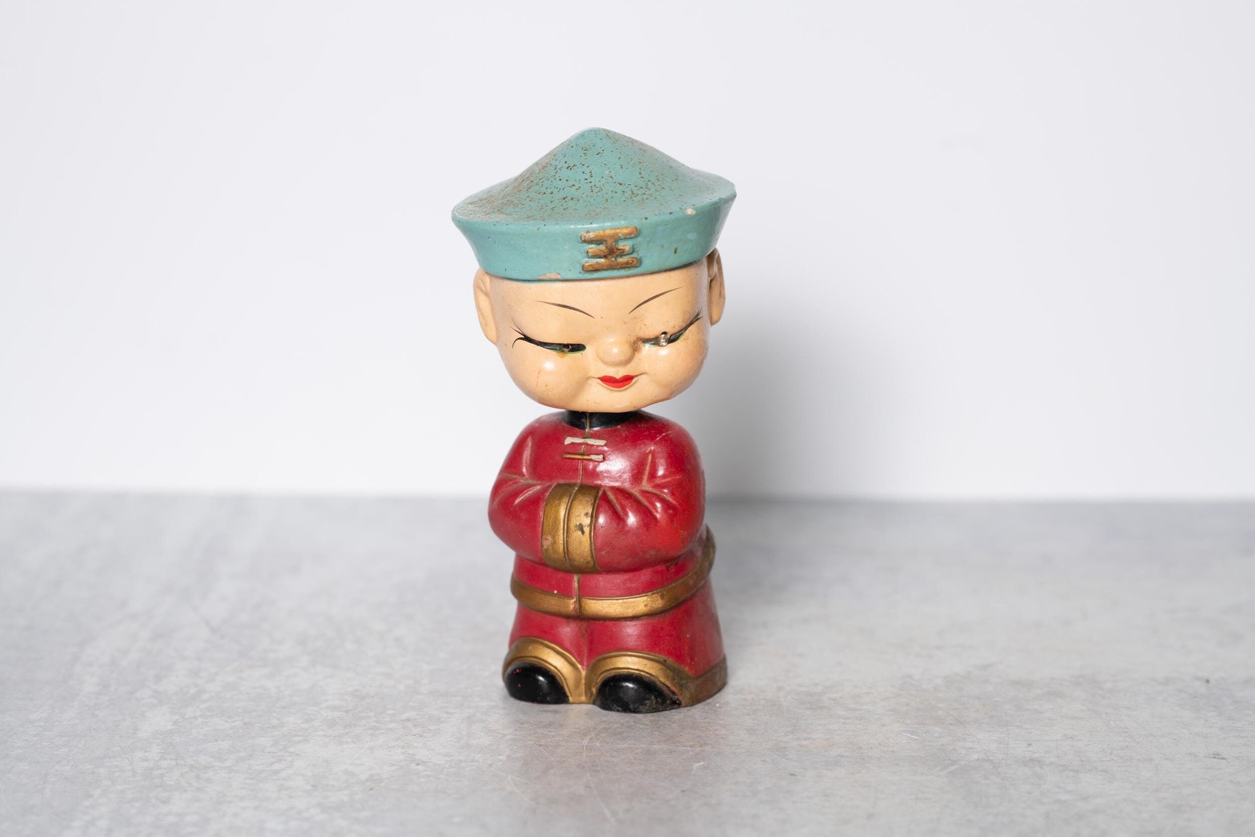 Vintage Japan Made Asian Bobble Heads and Hand Painted Individually Priced