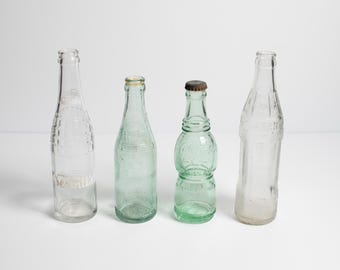 Vintage Soda Bottles Star Soda Missouri, Home Bottling Co. and Nesbitt's Brands