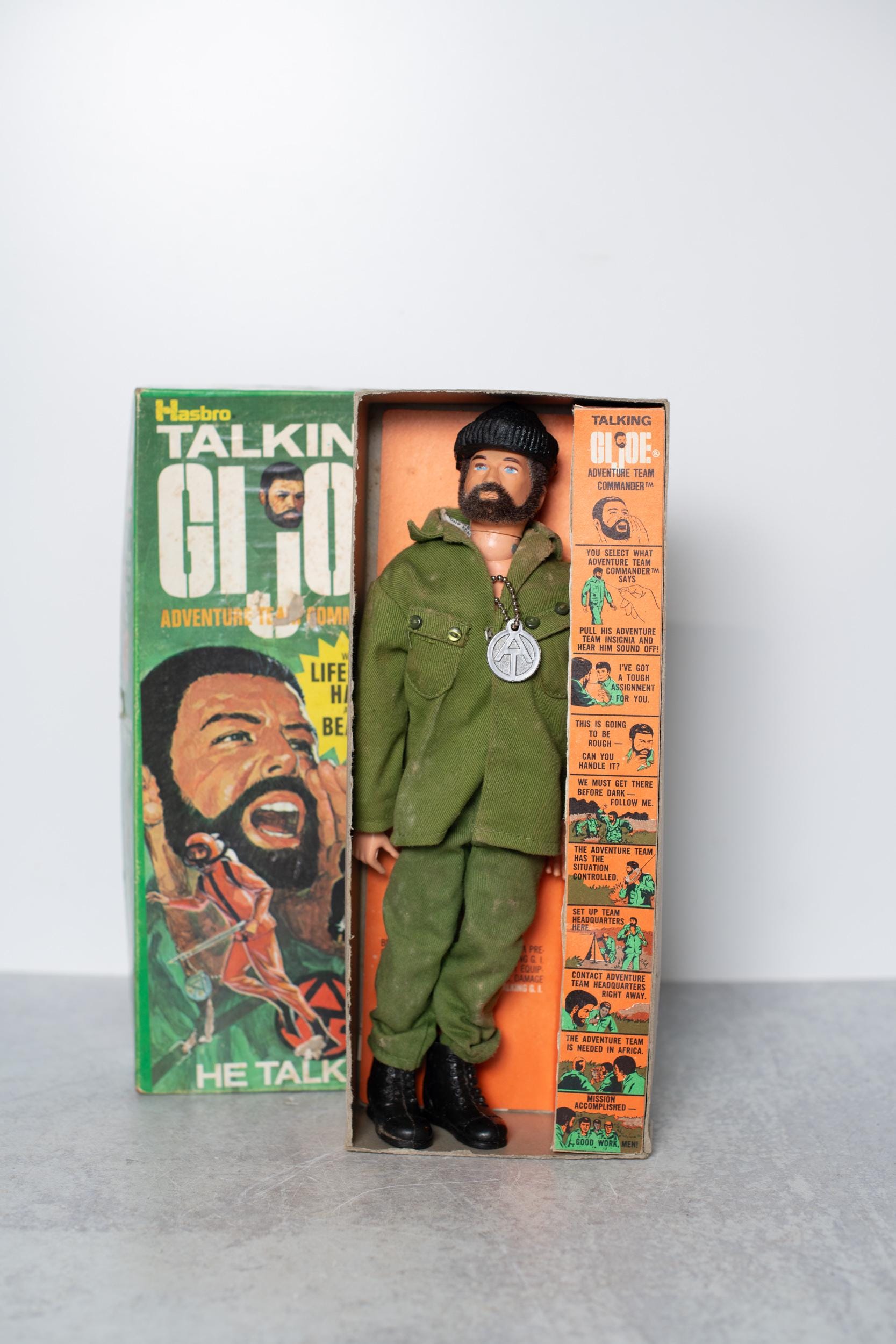 1970 Hasbro Talking GI Joe Adventure Team Commander With Original
