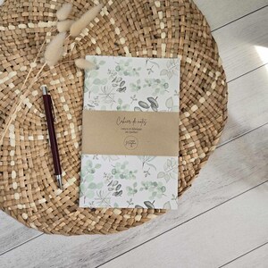 notebook - eucalyptus - 5.5" x8.5" - 40 pages