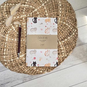 Journal notebook kittens notebook - 5.5" x 8.5" - 40 pages