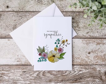 Carte De Condoleances Etsy Canada