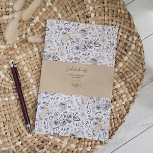 Notebook gratitude journal 5.5x8.5 40 pages recycled paper
