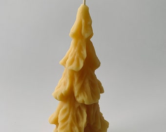 Pine Tree 100% Beeswax Candle