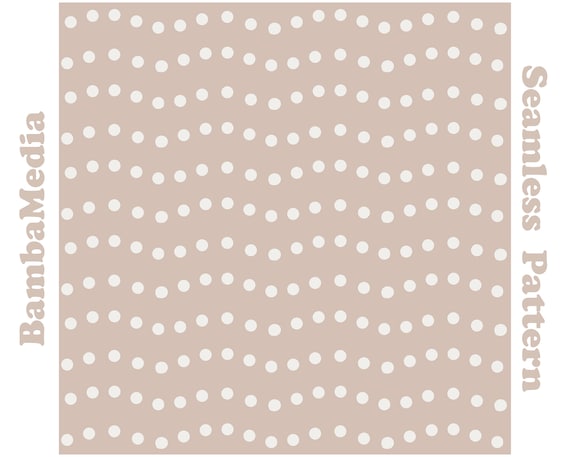 Rows of Dots Seamless Pattern , Beige Neutral Boho Scandi for Fabric, Digital Paper, Scrapbooking, Digital Background, Crafts