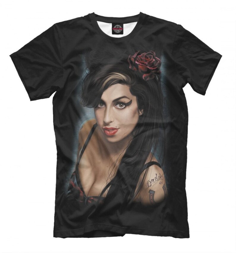 Amy Winehouse Graphic TShirt Jazz Tee Men