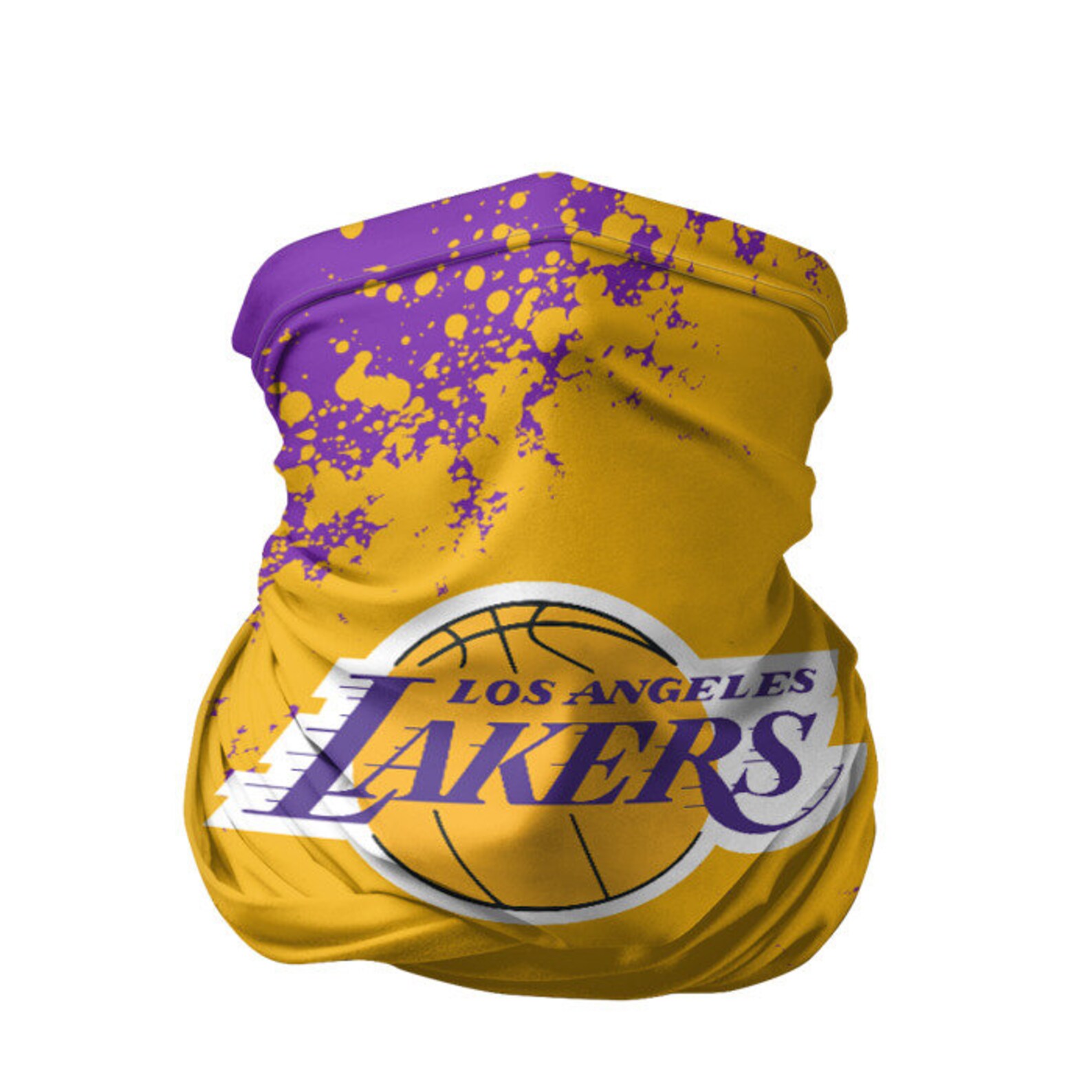 LA Lakers Neck Gaiter & Face Mask Basketball Bandana Face Etsy