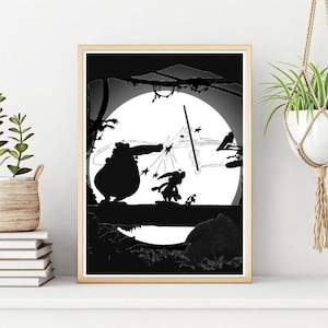 Asterix & Obelix Poster/Print, Classic Comic/Cartoon Wall Print, Printable Wall Art, Instant Digital Download. Unique Last Minute Gift.