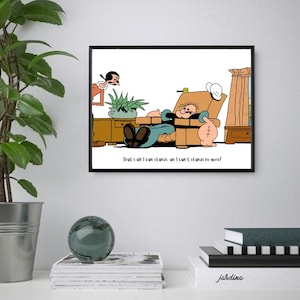 Pôster/Impressão do Popeye, Arte de Parede do Popeye, Impressão de Parede de Personagem de Desenho Animado, Download Digital Instantâneo do Popeye para Impressão. Presente de Última Hora Exclusivo.
