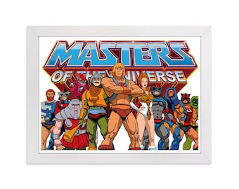 Retro Cartoon Poster, 80s Wall Art (Digital Download)