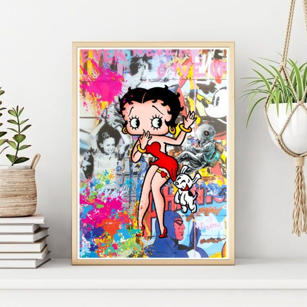 Betty Boop Poster - Etsy