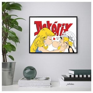 Asterix Poster/Print, Classic Comic/Cartoon Wall Print, Printable Wall Art, Instant Digital Download. Unique Gift.Last Minute Gift