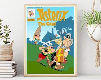Asterix Comic Print/Poster: (Digital Download) Unique Last Minute Gift. Digital Art