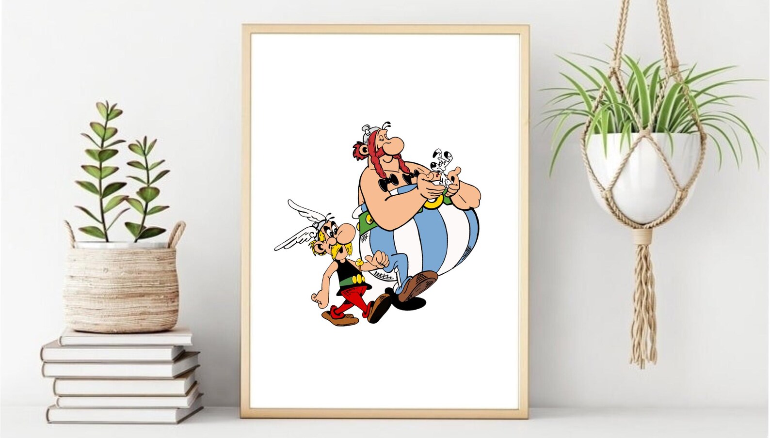 Asterix and Obelix Poster: Classic Cartoon Art Print (digital Download ...