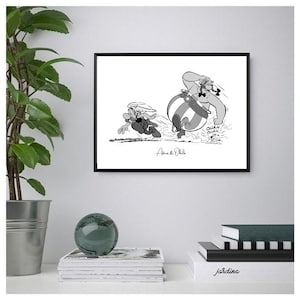 Asterix, Obelix & Dogmatix Print/Poster, Classic Character Printable Wall Art, Instant Digital Download. Unique Gift.Last Minute Gift