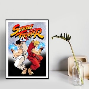 Retro Video Game Print/Poster, Arcade Character Wall Print, Printable Video Arcade Game Wall Art, Gift For Gamers, Instant Download.