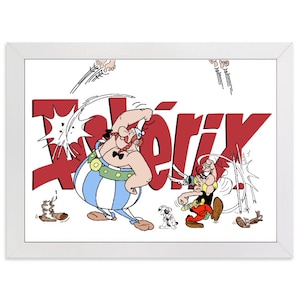 Asterix, Obelix & Dogmatix Poster/Print, Classic Comic/Cartoon Wall Print, Printable Wall Art, Instant Digital Download. Unique Gift.