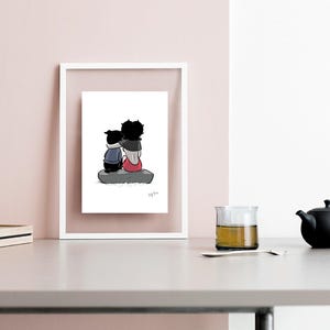Betty Boop Poster/Print, Minimalist Betty Boop Wall Print, Printable Wall Art, Instant Digital Download Print. Unique Gift.Last Minute Gift