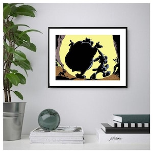 Asterix & Obelix Poster/Print, Classic Comic/Cartoon Wall Print, Printable Wall Art, Instant Digital Download. Unique Last Minute Gift.