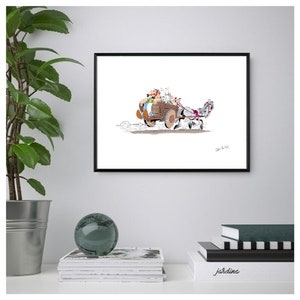 Asterix & Obelix Poster/Print, Cartoon Wall Print, Printable Wall Art, Instant Digital Download. Unique Gift.Last Minute Gift
