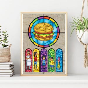 Bobs Burgers Poster/Print, Classic Comic/Cartoon Wall Print, Printable Wall Art, Instant Digital Download. Unique Gift.Last Minute Gift